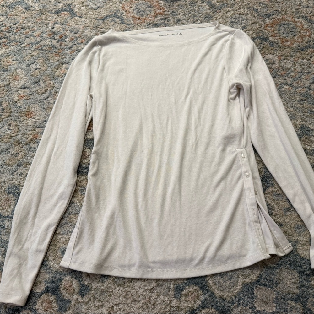 Abercrombie boat neck longsleeve